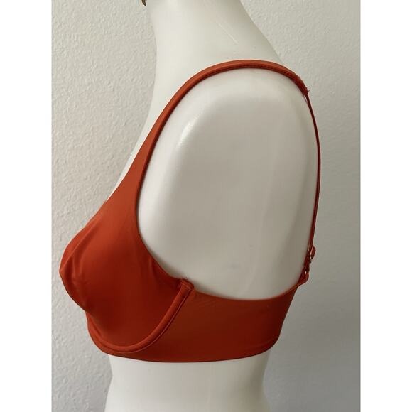 Cuup Lingerie Bra Plunge The Scoop Orange Intimates - Picture 7 of 12
